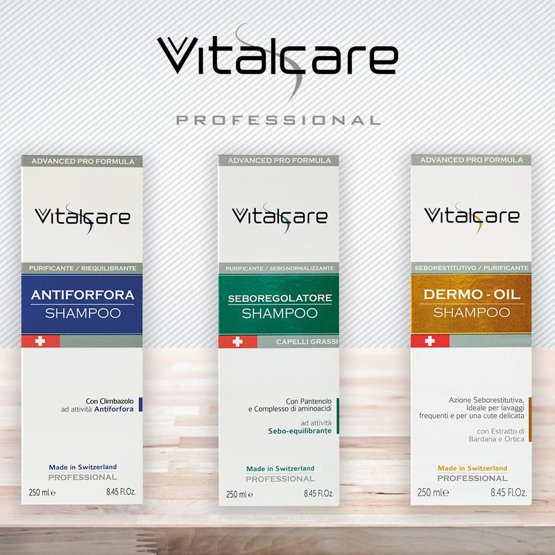 Vitalcare | Swiss Sebo-Regulating and Sebo Normalizing Shampoo with Sebo