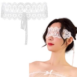 JUJUGO Flower Lace Eye Mask, Delicate Floral Pattern and Comfortable Fit, For Masquerade, Cosplay, Masquerade Parties, Cute, Women's, Girlfriend