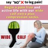 Plus Size Compression Socks for Women and Men-3 pairs Wide