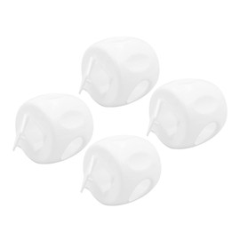 Door Knob Locks 4pcs Locks Cover for Doors Handle Covers Home Child Safety Protector Toddlers Door Knob Round Office Kids Bumper Lock Baby Bedroom Proof Wall Plastic Guard