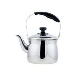 Pearl Metal Eric 3 HB-6449 Kettle Kettle, Kettle, 0.6 gal (2.5 L), Wide Mouth, Induction Compatible, 18-8 Stainless Steel