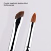 10pcs Sickle Eyeliner Brush Double Ended Sickle Eyeliner Detail Brush