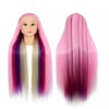 Mannequin Head with Hair, 29" Doll Head for Hair Styling,