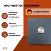 KTC-Home Premium Doorbell Anthracite - Flat Push Button - Size: