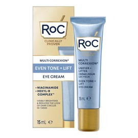RoC - Multi Correxion Even Tone + Lift Eye Cream - Anti-Ageing Treatment - With Hexyl R Complex & Niacinamide - 15 ml