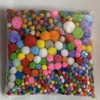 Craft Pom Poms and Wiggle Eyes Set, 1200 Pieces, Multicoloured