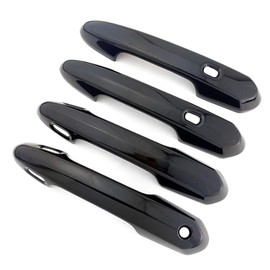 Dakitita Exterior Door Handle Cover Trim for Toyota Sienna 2021-2024 Accessories Decor (Glossy Black)