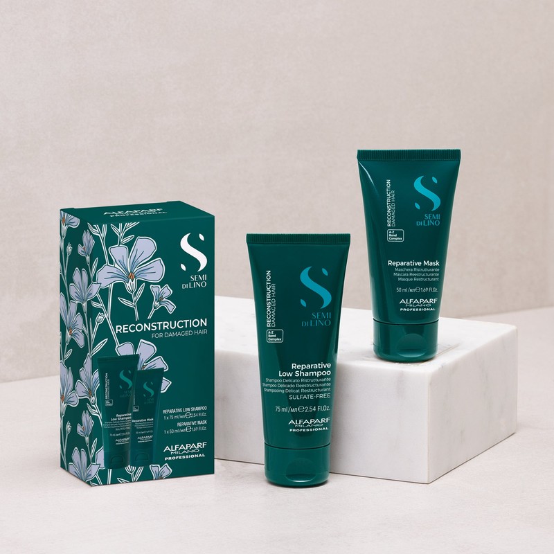 Alfaparf Milano Semi Di Lino Reconstruction Mini Size Kit