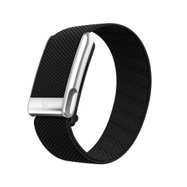 WHOOP SuperKnit Luxe – Compatible with One, Peak, & Life – ECG Compatible, Performance Accessory for Health & Fitness Wearable – Premium Metals – 24/7 Activity, Sleep, Recovery Tracker, Obsidian