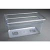 Vogue Polycarbonate Plastic 1/3 Gastronorm Container 150 mm Deep, Clear,