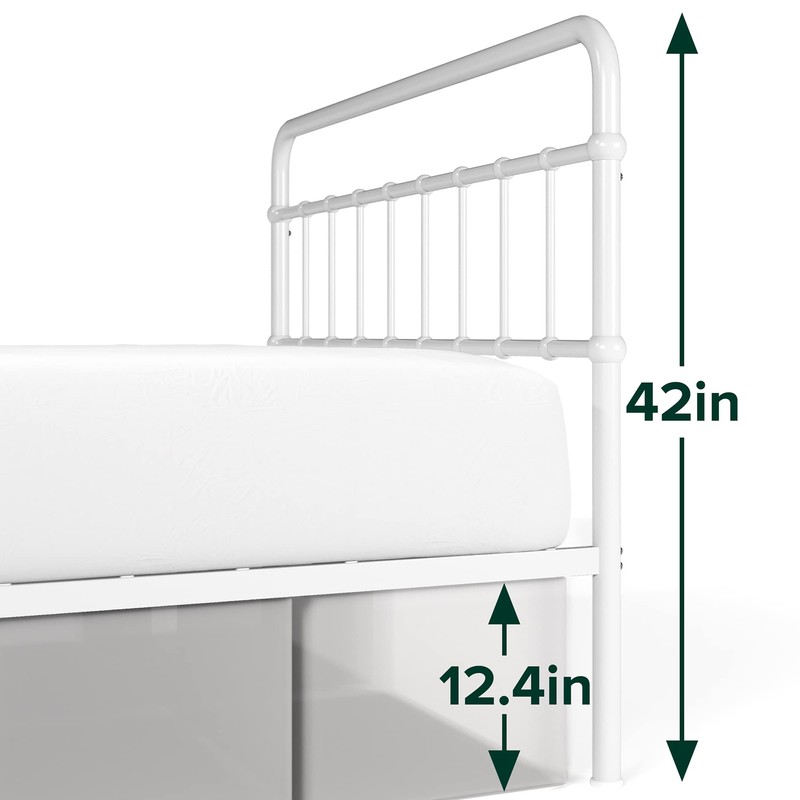 ZINUS Florence Metal Platform Bed Frame, Mattress Foundation, No Box