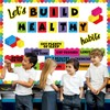 gisgfim Building Blocks Bulletin Board Decorations Classroom Building Healthy Habits
