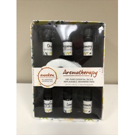 Goldessence Aromatherapy Renewing Healing Essential Oils Set Of 6 Oils 12 Pads