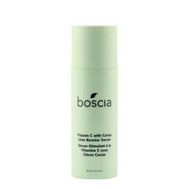 boscia Vitamin C with Caviar Lime Booster Face Serum - Vegan, Cruelty-Free, Natural and Clean Skincare I Nourish and Brighten Your Skin 0.91 fl oz