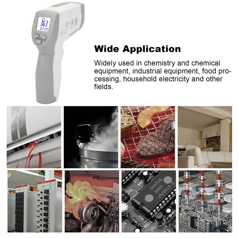 NH-828 -50-500℃ Industrial Infrared Thermometer Digital LCD Non Contact Temperature