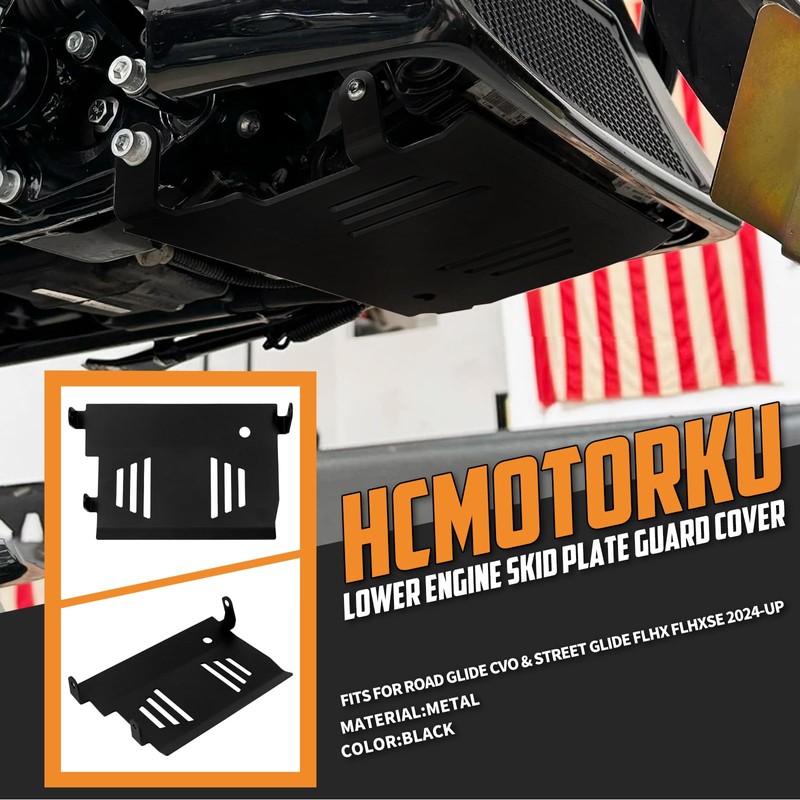 HCmotorku Motorcycle Skid Plate Lower Engine Chassis Protector Fit for
