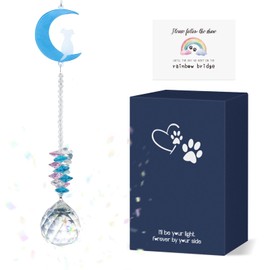 Loss of Dog Sympathy Gift, Pet Memorial Suncatcher, Pet Sympathy Gifts, Pet Memorial, Thoughtful Dogs and Cats Remembrance, Pet Crystal Prisms Rainbow Maker, Pet Loss Bereavement Gift Idea.