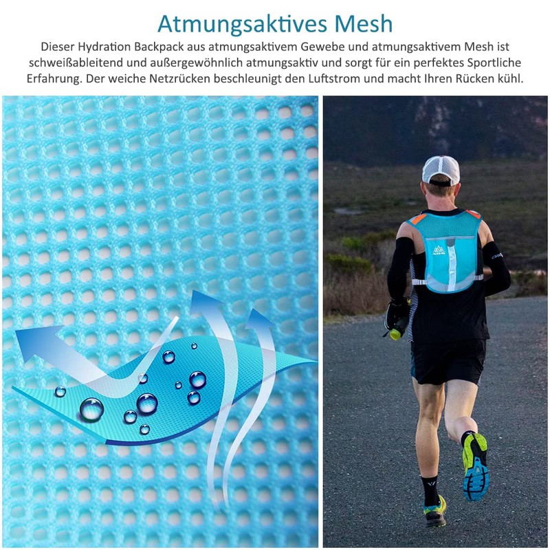 Tyuodna Ultralight Running Backpack, Hydration Backpack Running, Trail Running Backpack,