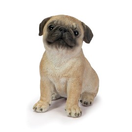 Uvia H23207 Head Raising Pug Doll Figurine 4.7 x 3.5 x 5.1 inches (12 x 9 x 13 cm) Animal