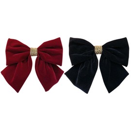 2 Pieces Bow Hair Clips, Big Bow Hair Clips, Solid Color Ponytail Hair Clips, French Hair Clips, Cute Girl Hair Clips, Suitable Gifts For Girls