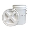 5 Gallon Bucket with Gamma Seal Screw on Airtight Lid,