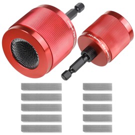 Metal Copper Pipe Cleaner 2 Pack Set with 10 Replaceable Brushes for Cleaning Rust, Stains and Paint from Copper Pipes and All Types of Metal Pipes