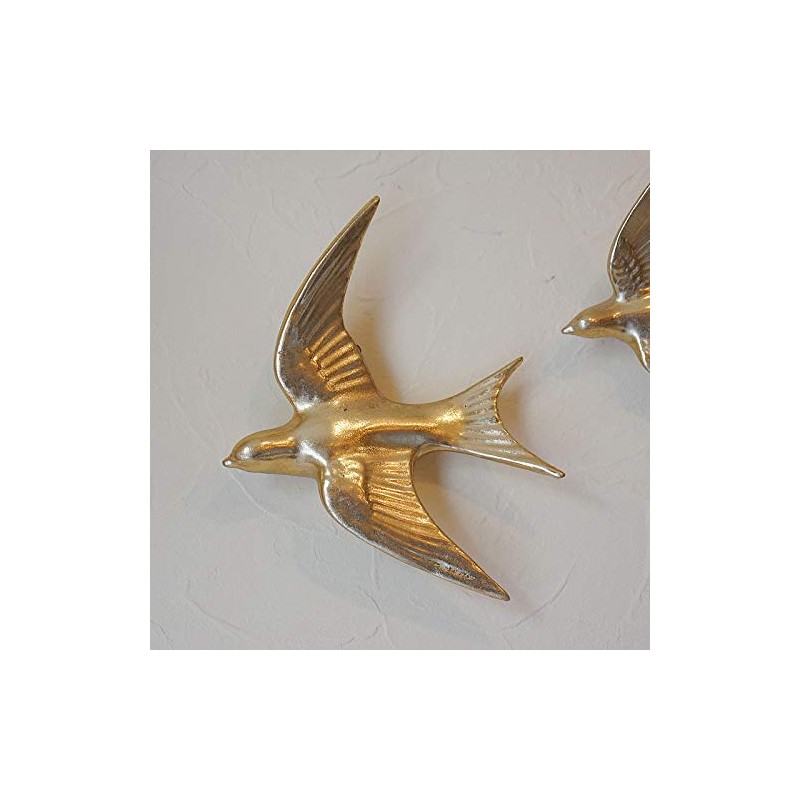 Wall Hanging Ornament, Wall Decor, Birds, Small & Large, Set