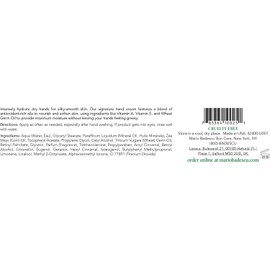 Mario Badescu Crema de manos especial con vitamina E para hombres y mujeres, órmula no grasa, ligera y de rápida absorción para peil seca y agrietada, 236 ml
