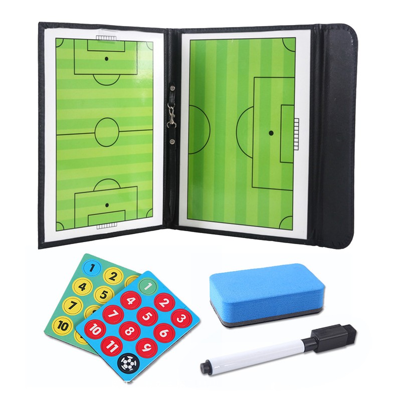 Coach's Soccer Strategy Boards Magnetic Dry Erase Football Coaching Board