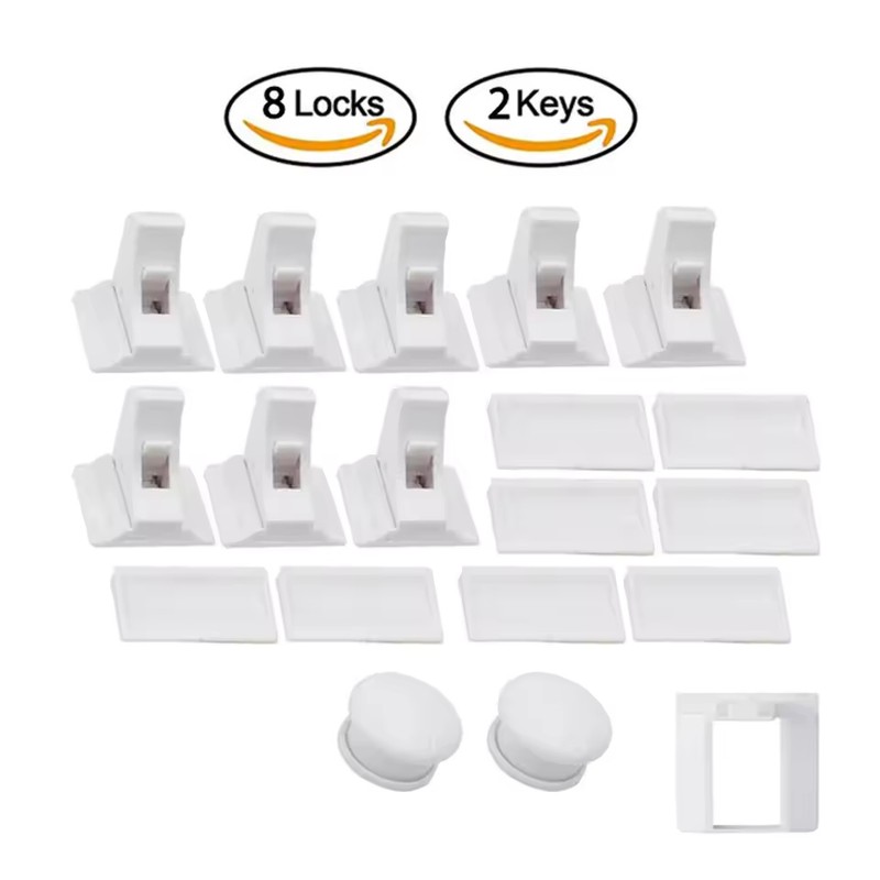 Magnetic Child Safety Cabinet Locks for Drawers and Doors