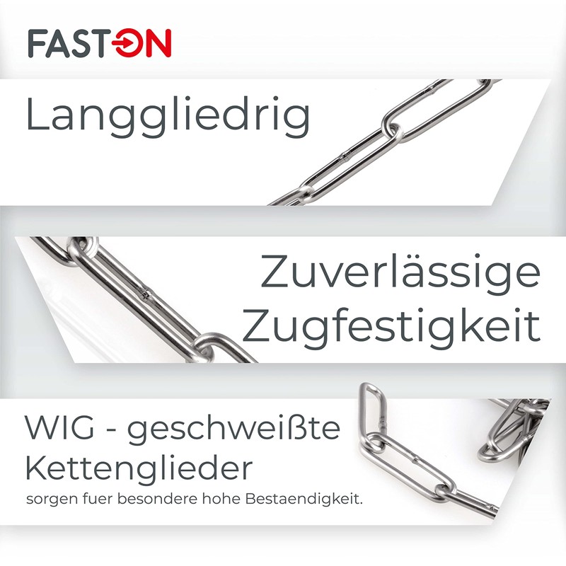 FASTON® Stainless Steel Chain 2 mm Stainless Steel Chain (4