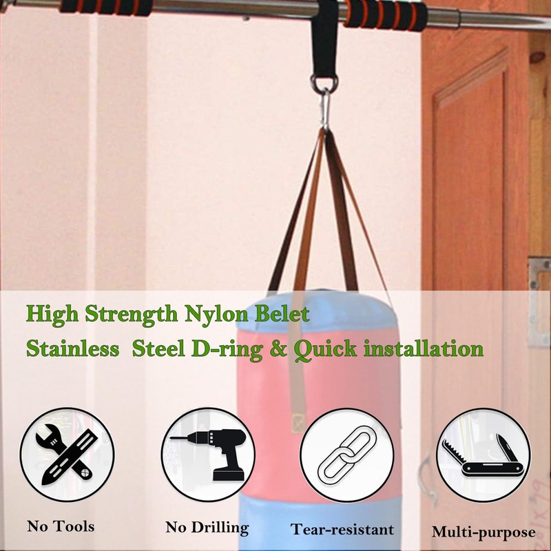 Swing Attachment, Hammock Attachment, 2 Pieces Swing Hanging Kit 2