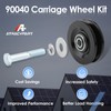Roofing Hoist Carriage Wheel Kit, Compatible With TranzSporter TP250 TP400
