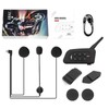 MIMIRACLE V4 Plus Motorcycle Helmet Bluetooth Intercom Headset, Up to
