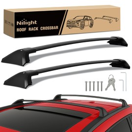 Nilight Roof Rack Cross Bars Compatible with Toyota Highlander 2020 21 22 23 24 2025 with Side Rails, Adjustable Aluminum Less Wind Noise Car Crossbars for Cargo Carrier Luggage Kayak Tent SnowboardX
