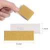 HARFINGTON 15pcs Micro Sander Paper 40 Grit 3.5x1.2 Inch Mini