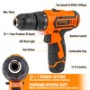 CARTMAN Power Tool Combo Kits with 12V Cordless Drill, Professional