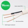 FIRMERST Solid Indoor 14/2 w/g NMB Cable 50ft 2 Conductors