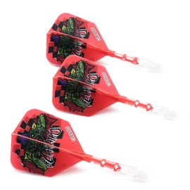 CUESOUL AK57 T19 Darts Flights Integrated Chihiro Tanaka Model Big Wing Shape Series Set of 3 (CS-AK572M-TZQX)