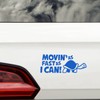 Novelty Movin As Fast As I Can Funny Car Stickers