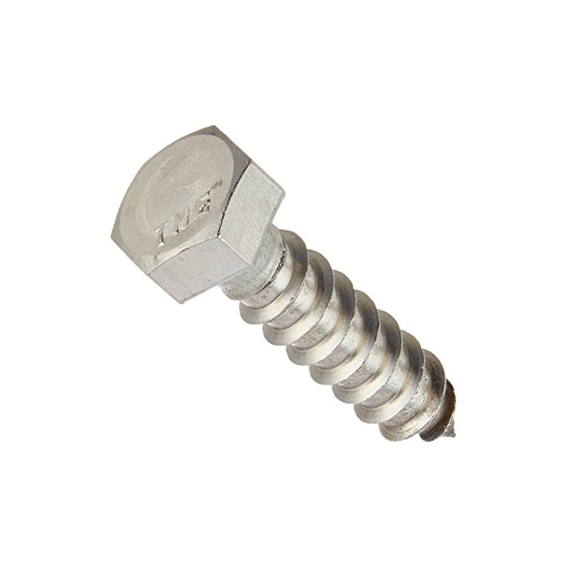 Hillman 832062 3/8 x 1-1/2-Inch Stainless Steel Hex Lag Screws,