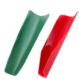 Chargenyang Flexible Draining Tool Flexible Oil Draining Funnel Tool,Foldable Flexible Free Oil Filter Reusable Drain Funnel for Change (Green + Red)