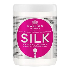 Kallos KJMN Silk Hair Cream Mask with Olive Oil and Silk Protein Extract for Dry, Lifeless Hair, 1000 ml
