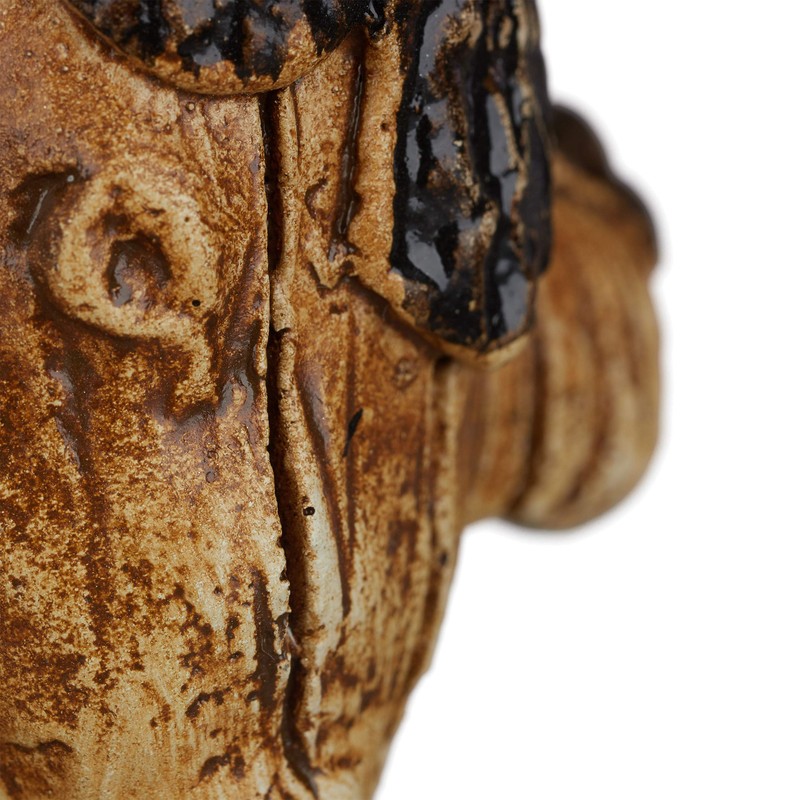 Relaxdays Tree Face Nature Spirit, 4 Pieces, Tree Trunk Decoration,