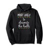 Decorate Halls Christmas PJ Funny Christmas Matching Pullover Hoodie, black
