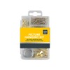 Picture Hanging Kit - Includes Assorted Nails, Hooks, Wire and