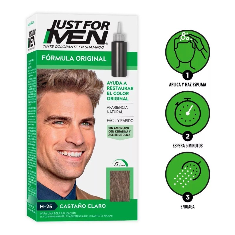 Just For Men Tinte Colorante Just For Men En Shampoo