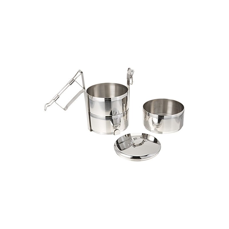 Stainless Steel Food Carrier - 3 Tier, 12 Cm