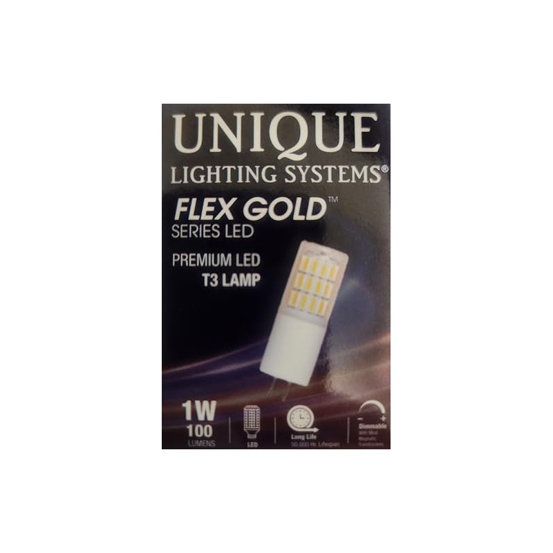 Unique Lighting Systems Flex Gold Series T3 1W 100 Lumen