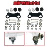 airmaxxx Chrome Air Compressor Vibration Isolator Upgrade Feet Kit for
